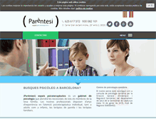 Tablet Screenshot of parentesi-ep.com